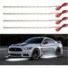 YM E-Bright 30CM 5050 12-SMD DC12V 4 Pezzi Impermeabile LED Striscia Luce, per Auto Interior & Esterno Decorazione DRL Giorno Luce di Esecuzione