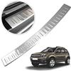 Chromemaster | Protezione Paraurti Posteriore Compatibile con Dacia Duster 2010-2017 | Acciaio Inossidabile INOX Spazzolato, Argento Opaco | Protegge la Vernice del Paraurti