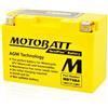 MotoBatt MBT9B4 - Batteria AGM sigillata, 12 V, 9 Ah, non richiede manutenzione, sostituisce YT9B-BS, YT9B4, GT9B4