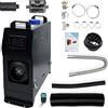 UISEBRT Riscaldatore Diesel 8KW 12V, Riscaldatore d'Aria Diesel con Telecomando, Interruttore LCD per Auto RV Barche Camion Camper, Nero - Stile B