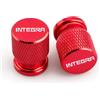 asdlha Tappi per valvole di motociclette Per Hon@&da Integra 700 750 750S 750D DCT DC2 DC5 CNC Moto Tappi Valvola Pneumatico Ruota Pneumatico Copertura Stelo Ermetico Accessori Moto(Red)