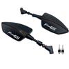 chaoxu For BMW F650GS 2000-2007 2003 2004 2005 2006 F650 F 650 GS Specchietti retrovisori laterali regolabili for motocicletta Specchietti retrovisori universali con(F650GS Black)