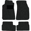 Alpha-Tex Produktions- und Handels GmbH Tappetini adatti per Nissan 200 SX Tipo S13 (Costruzione 1988-1994), Robust antracite | 4 pz. | Bordo grigio
