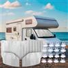 MJS Set di 3 coperture termiche interne per parabrezza e finestrino, compatibili con Fiat Ducato Peugeot Boxer 1999-2005 (3 pezzi) protezione termica per finestrino della cabina di camper