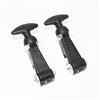 CarJoy Universale Kit di ganci in gomma per cofano nero con serratura e cappuccio per uso rally