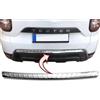 MCPerformance Protezione posteriore adatta per DACIA DUSTER II | dal 2018+ in acciaio inox cromato protezione paraurti per bordo posteriore
