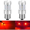 KATUR 1156 BA15S P21W 1141 7056 lampadine LED ad Alta Potenza 2835 21 chipset con la Sostituzione del proiettore per luci di Coda Luci Freno indicatori di direzione, Brilliant Red (Confezione da 2)