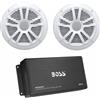 Boss Marine Boss Audio amplificatore MC900B 500W e coppie casse MR6W