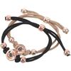 Yardwe Braccialetto tattile a lunga distanza da 2 pezzi - Braccialetti intelligenti per coppie - Braccialetto vibrante abbinato - Gioielli connessi romantici per coppie a lunga distanza