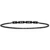 Breil, Collezione Tennis, Bracciale Uomo in Acciaio Lucido con Cubic Zirconia, Lucente ed Elegante, Lunghezza Regolabile