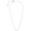 Marlu Marlù Gioielli Collezione Perle E Cuori (COLLANA CON PERLE 4.30MM CATENA 50CM ACCIAIO 2ca0033-w)