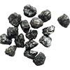 Gems For Jewels Donna Diamante nero da 7-8mm, diamante grezzo nero piatto, diamante grezzo nero, diamante non tagliato, diamante nero sciolto (opzioni da 1 pezzo a 10 pezzi), 7-8mm, 1 PC