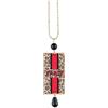 IN LEBOLE Collezione The Tag Paris Collana da Donna in Ottone Pietra Nero
