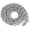 ZqlDDayUP 9 mm corda collana a catena Twist 18K placcato oro laboratorio diamante Iced Out pesante corda collana gioielli Hip Hop per gli uomini le donne