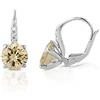 inSCINTILLE Orecchini Donna in Argento 925 Rodiato con Punto Luce in Zirconia Cubica | Orecchini a Monachella Eleganti, Anallergici, Made in Italy