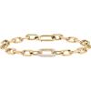 Daniel Wellington Crystal Link Bracelet 185 316L Stainless Steel with Pvd Plated Gold & Crystal Embellished Ring in Gold Plated Brass Gold