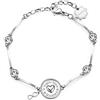 Brosway Bracciale Donna, Bracciale Rigido in Acciaio e Cristalli con Simbolo Cuore | Collezione Chakra - BHKB101