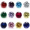 Arting 12 combinazioni di colori di 2-10mm ultra scintillante 5A zircone rotondo per accessori di gioielli, 12PCS 10mm, Pietra preziosa, Pietra dorata