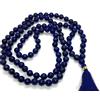 Generic Zoya Gems & Jewellery, perline Mala in lapislazzuli blu naturale annodato, 8 mm, 108 mala buddista, per migliorare la consapevolezza e l'intelletto, chakra del terzo occhio, comunicazione, 8mm, Gemma,