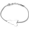 amorili Bracciale Sicilia Unisex in Acciaio Inox - Gioiello con Mappa, Resistente e Antiruggine - Idea Regalo Uomo Donna, Simbolo d'Identità e Orgoglio Siciliano bcc2742b