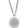 XLTEAM Collana Ciondolo VITRIOL Alchemico Collana Uomo Donna Argento Colore Alchimia Amuleto Kabbalah Talismano Collane Gioielli Compleanno Gioielli Regali