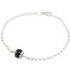 Generico Bracciale sardo portafortuna su coccu onice nero argento 925 (18)