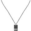 Sector No Limits Collana Uomo in Acciaio, Smalto, Collezione Energy, Finitura Vintage - SAFT77