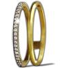 GoldDream Gold Dream D4GDR505Y56 - Anello da donna in oro giallo 333, 8 carati, misura 56, con zirconi