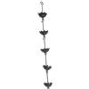 BESPORTBLE 1pezzi Catena per Pioggia da Giardino Catena per Pioggia per Grondaia da Balcone Realizzata in Lega di Alluminio di Resistente alla Corrosione e Arrugginimento per Decorativa