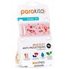 BIOSYNEX - Parakito - Braccialetto anti-zanzare ricaricabile - 2 ricariche incluse - 1 mese di utilizzo - Senza DEET - Junior 3+ (Sirene)
