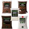 CLOROPHILLA Kit Completo 5 Elementi - Terriccio con 30% di Humus, Perlite Espansa, Lapillo Vulcanico 5-10 mm, Fibra di Cocco e Marmo Bianco - Substrato Professionale per Piante (KIT 2L X5)