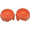 Zhanhai 2/4 coperture per bobine adatte per decespugliatori cordless Black & Decker GL315 GL337SB GL546SC GL650 GL651 GL652 GL653 GL656 accessori di ricambio (2 pezzi)