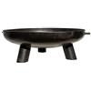 Czaja Feuerschalen® - Braciere Coburg, Ø 80 cm, braciere per giardino, terrazza e balcone, senza foro di scarico dell'acqua, per il fuoco e il braciere, grande braciere da giardino