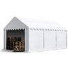 TOOLPORT Tendone deposito 3x6 m PVC 700 N bianco impermeabile tenda capannone tenda di stoccaggio