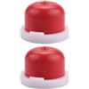 TopHomer 594281 - Lampadina per innesco, accessori per tosaerba, a bolla di olio motore, adatta per carburatore Briggs & Stratton 450E 500E 550E 08P502 09P6S 09P7 (confezione da 2)