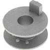 Baoblaze Accessori per Ombrellone Corrimano Anelli per Bobina E Supporto per Barra Portarocchetto Parti Laterali per Appendere Ombrellone per Balcone, Anello a Bobina