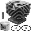 Realman 4128 020 1201 40mm Cilindro Pistone Anello Assemblaggio per Stihl FS400 40.2CC 2.6HP Heavy Duty Decespugliatore SP400 Mietitrice