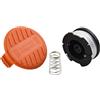 ARMYJY Bobina di ricambio per decespugliatore con copertura per decespugliatore per Black & Decker BST2018 BDST182ST1 BESTE625 ST4525