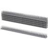 Pullmer Dissuasore piccioni piccioni per balcone, plastica, 52 x 4,2 cm, altezza 3,5 cm (6 pezzi da 3,12 m, grigio)