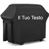 Ferocity Coperchio per griglia Copri-Capote Barbecue Copertura Impermeabile Protettivo Griglia BBQ Medio 145 cm x 118 cm x 60 cm Il Tuo Testo M [084]