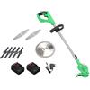 Generico Decespugliatore Elettrico Doppia Batteria 36V Rasaerba Tagliabordi Taglia Erba Tagliare Giardino
