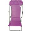 Linea Garden Friend Sdraio Beach in Acciaio e textilene 450 gr/m² Colore Viola