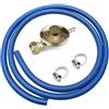 G GRIMALDI Promo Box Regolatore A Taratura Fissa + Tubo mt.1,5 + Fascette + Chiave per Gas (Regolatore Fisso 65001487M+Tubo+Fascette)