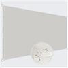 ZQXFZ Telo Frangi-vista Per Balcone 65x1000cm Poliestere Densità 160g/㎡） Copertura Recinzione Giardino Con Occhielli E FascettaTelo Frangivento -Beige.