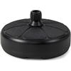 RELAX4LIFE Base per Ombrellone da Giardino, Supporto Rotondo per Parasole, Porta Ombrellone Riempibile con Acqua o Sabbia, Ideale per Giardino, Spiaggia e Terrazzo (9,5L)