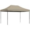 vidaXL Tenda da Festa Pieghevole Pop-Up Tortora 410x279x315 cm, tenda, tenda a baldacchino, tettoia per gazebo, tenda gazebo, tenda da giardino