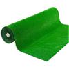 emmevi Prato Sintetico 2x5 Mt Altezza 7mm 4 Picchetti Acciaio Inclusi Finta Erba Giardino Esterno Interno