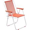 SUNNY STAR SEDIA BASSA ARIES IN ACCIAIO 53x43x36cm VERDE