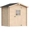lecasettedilegno Casetta Da Giardino In Legno Mod. Ibiza 2x1,5 M Casetta In Legno Sp 16mm 3mq, Ideale Per Rimessa Attrezzi, Deposito, Capanno, Box Per Esterno, Made In Italy