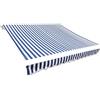 Kavolet Telo di copertura per tenda da sole in tela, tenda da sole a pressione, protezione solare, tenda da sole per balcone senza foratura, tenda da sole 400 x 300 cm (senza cornice)